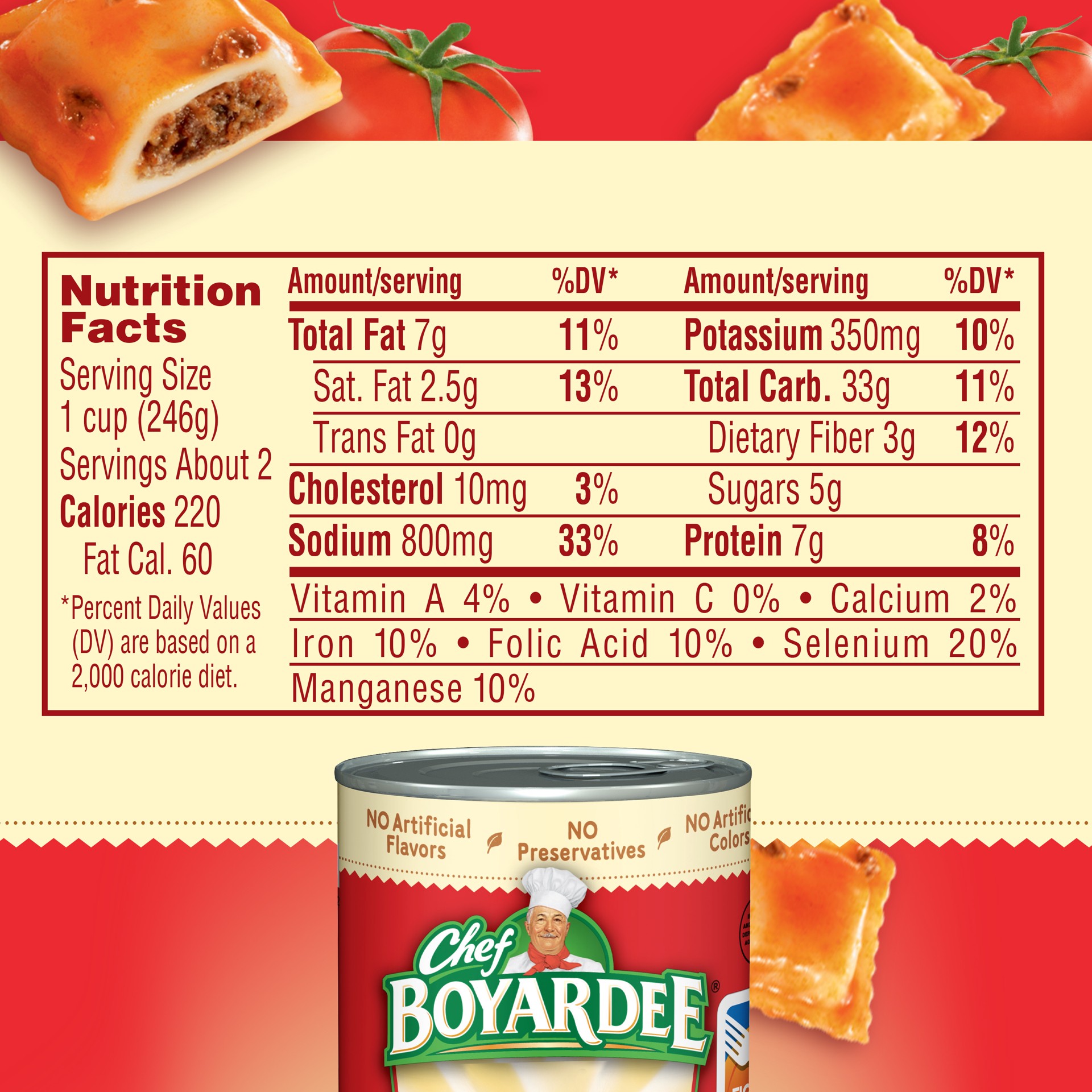 slide 2 of 5, Chef Boyardee Beef Ravioli, in Pasta Sauce, Value Pack, 4 Each, 4 ct