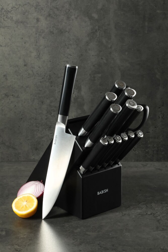 slide 2 of 4, Babish Cutlery Block Set, 15 ct