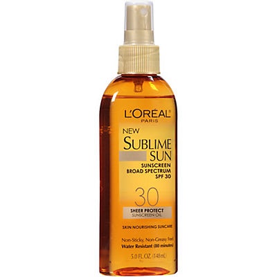 slide 1 of 1, L'Oréal Sublime Sun SPF 30 Oil, 5 fl oz