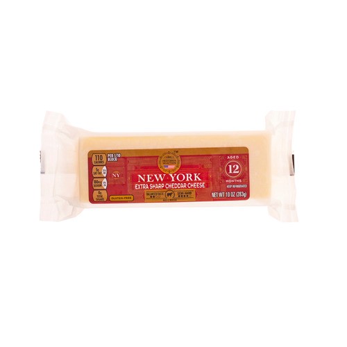 slide 1 of 1, Lidl Preferred Selection New York style cheddar cheese, aged 12 months, 10 oz