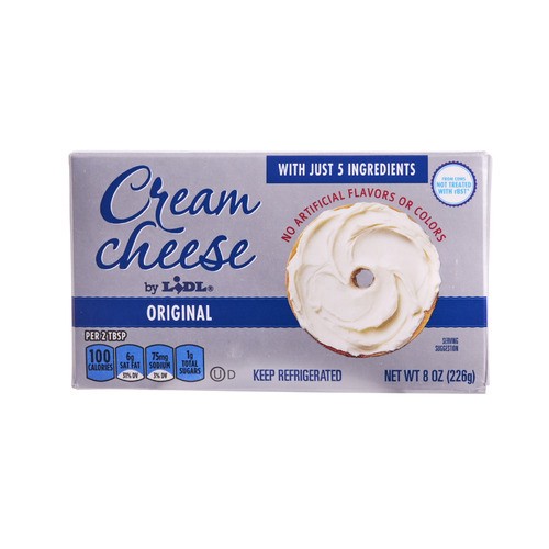 slide 1 of 1, cream cheese block, original, 8 oz