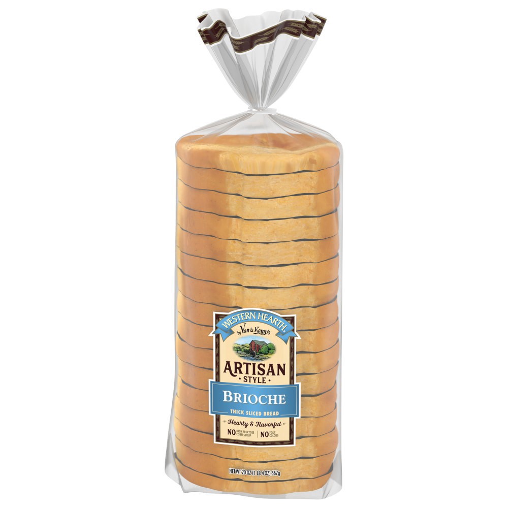 slide 1 of 3, Western Hearth Artisan Style Brioche Bread, 20 oz