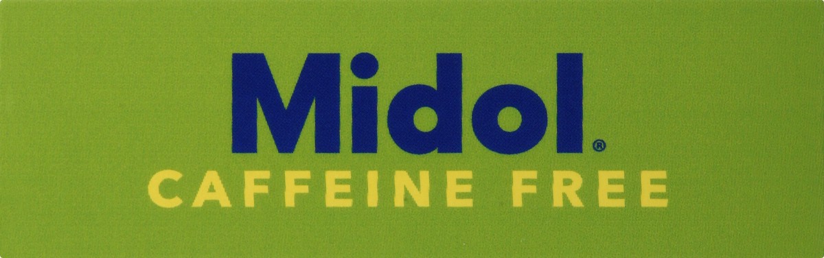 slide 2 of 6, Midol Caffeine Free Caplets Pain Reliever, 24 ct