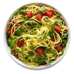 Deli Lemon Capellini With Arugala