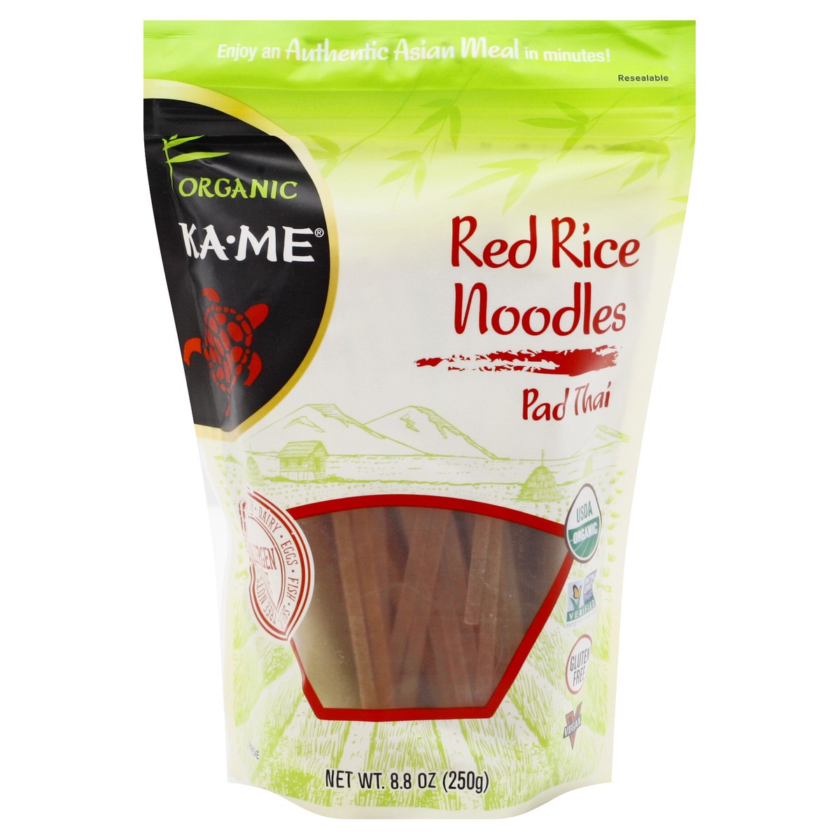 slide 12 of 12, KA-ME Ka Me Noodle Org Red Rice Padth - 8.8 Oz, 8.8 oz