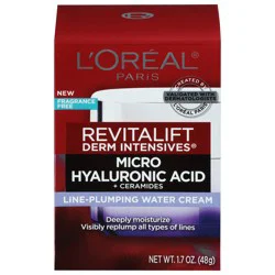 L'Oréal Derm Intensives Micro Hyaluronic Acid + Ceramides Line-Plumping Water Cream 1.7 oz