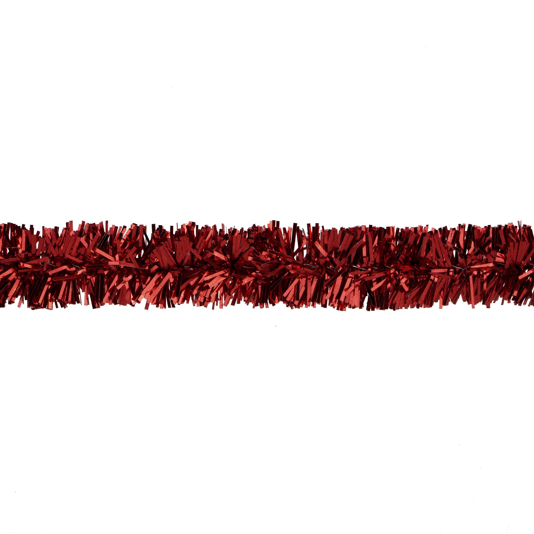 slide 3 of 3, 5/8" X 30ft. Red Tinsel Wired Trim Ribbon By Celebrate It, 5/8 in x 30 ft