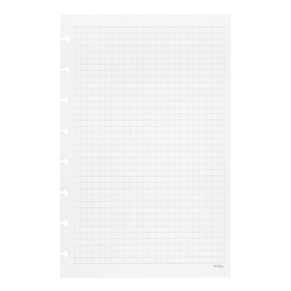 slide 3 of 5, TUL Discbound Notebook Refill Pages, Assorted Ruling, Junior Size, 600 Pages (300 Sheets), White, 300 ct