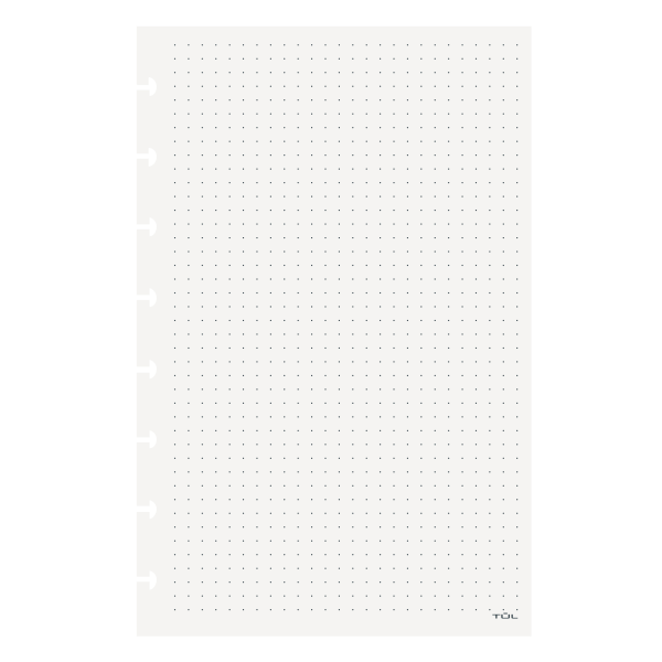 slide 4 of 5, TUL Discbound Notebook Refill Pages, Assorted Ruling, Junior Size, 600 Pages (300 Sheets), White, 300 ct