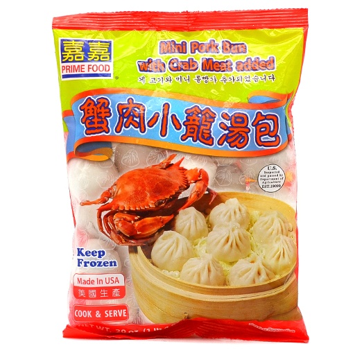 slide 1 of 1, Prime Food Mini Crab Meat Bun, 20 oz