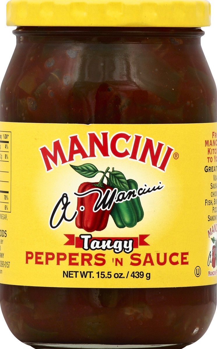 slide 2 of 2, Mancini Vegs Pepper Tangy, 16 oz