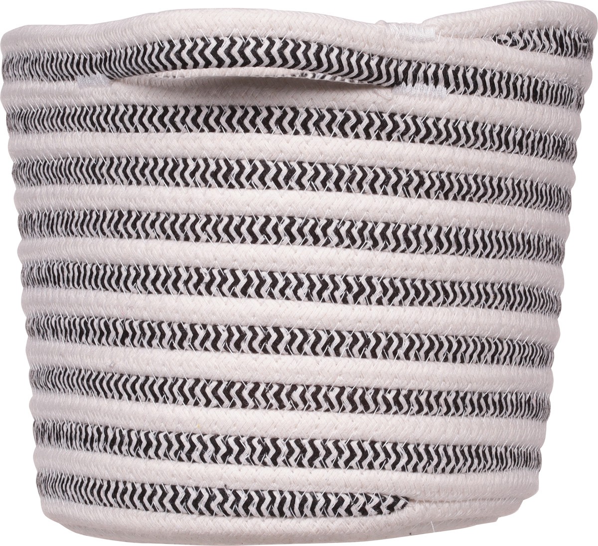 slide 6 of 12, Whitmor Striped Rope Bin with Knot Handle, Medium, 1 ct