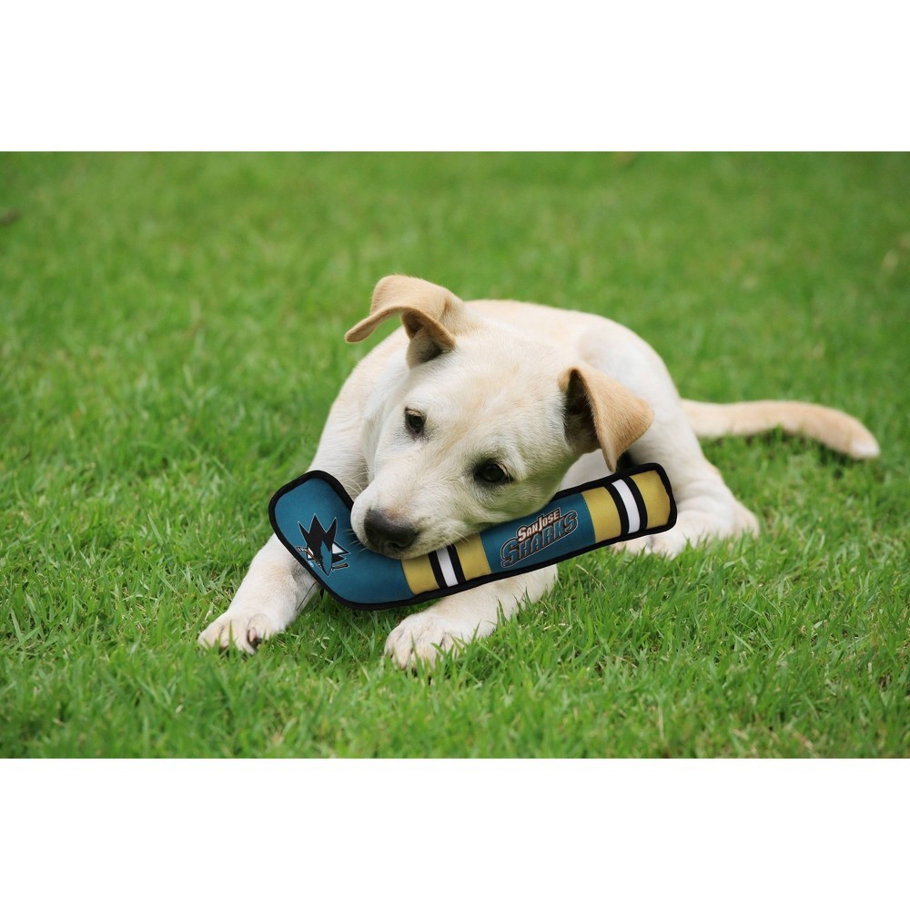 slide 3 of 3, NHL San Jose Sharks Hockey Stick Toy, 1 ct