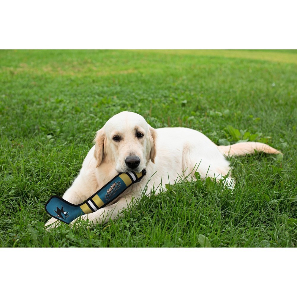 slide 2 of 3, NHL San Jose Sharks Hockey Stick Toy, 1 ct