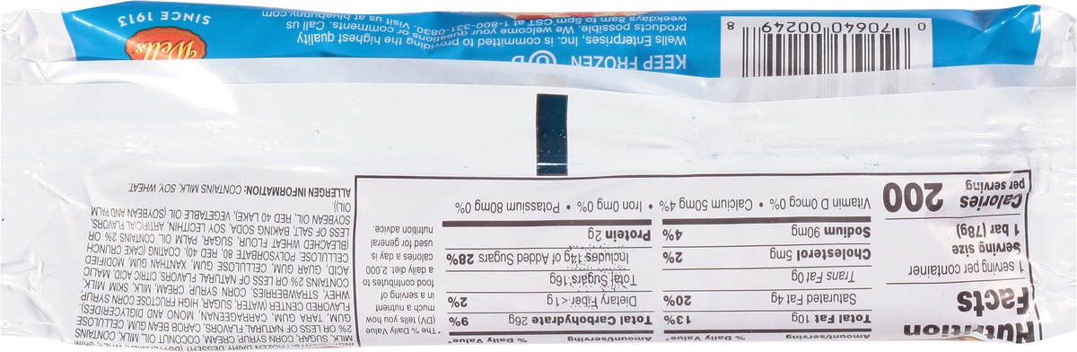 slide 2 of 9, Blue Bunny Strawberry Shortcake Bar, 4 fl oz