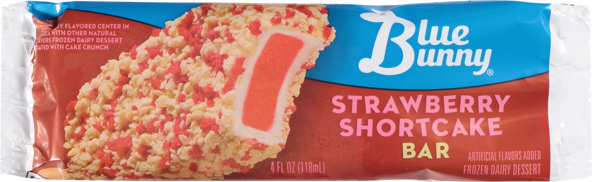 slide 6 of 9, Blue Bunny Strawberry Shortcake Bar, 4 fl oz