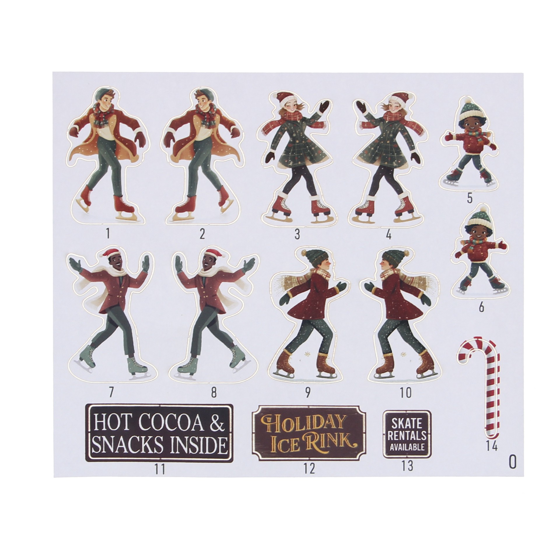 slide 8 of 9, Ice Rink Diorama Kit By Make Market, 7.6 in x 6.9 in x 8 in