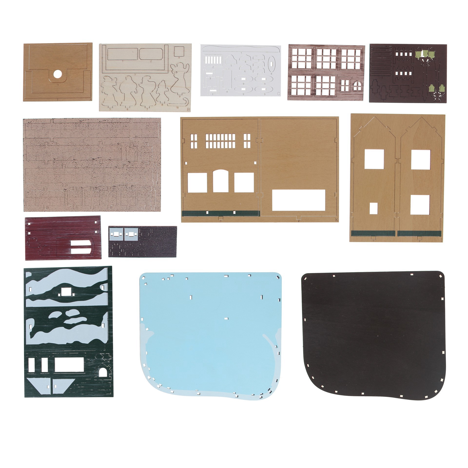 slide 4 of 9, Ice Rink Diorama Kit By Make Market, 7.6 in x 6.9 in x 8 in