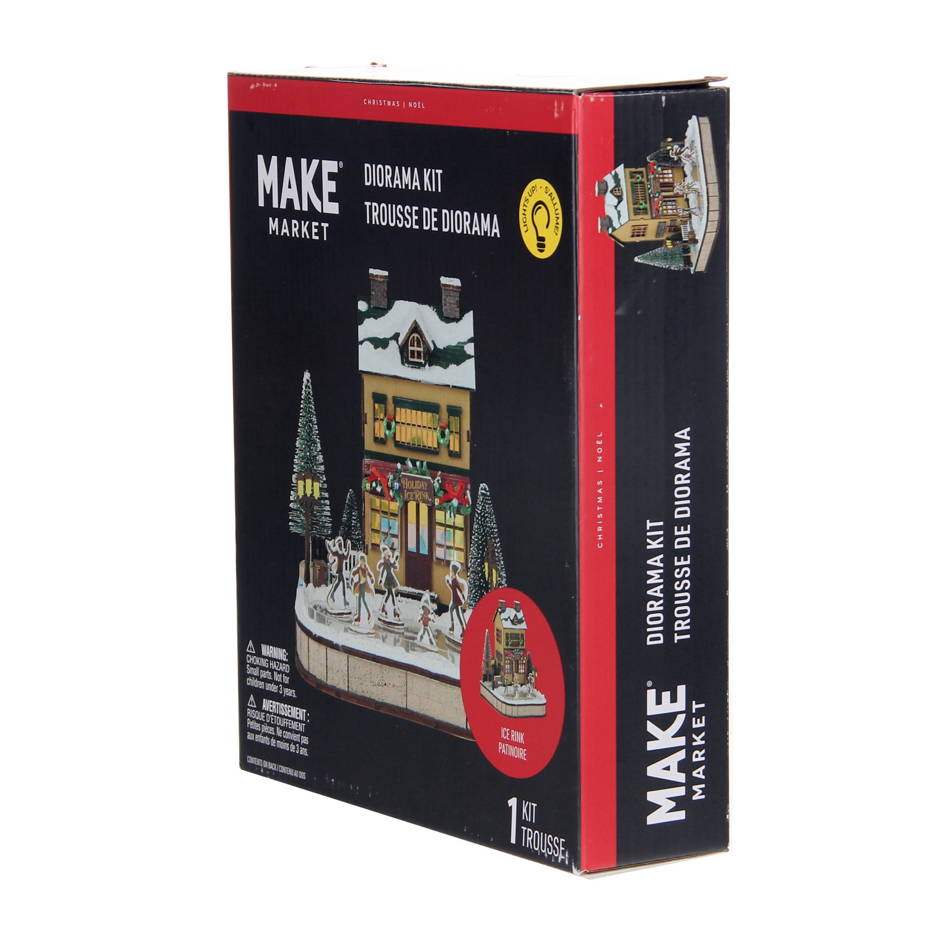 slide 6 of 9, Ice Rink Diorama Kit By Make Market, 7.6 in x 6.9 in x 8 in