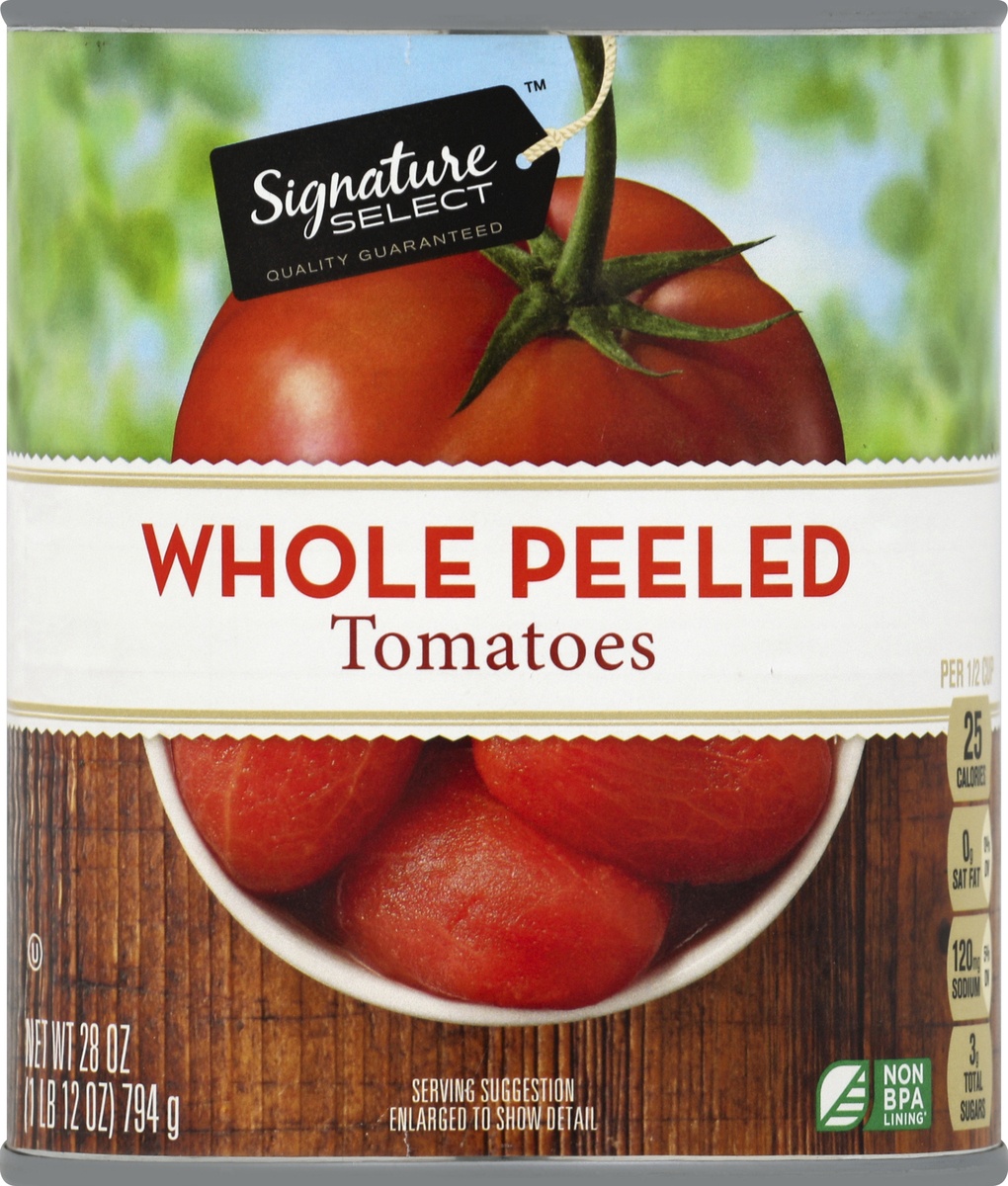 slide 2 of 2, Signature Select Tomatoes 28 oz, 28 oz