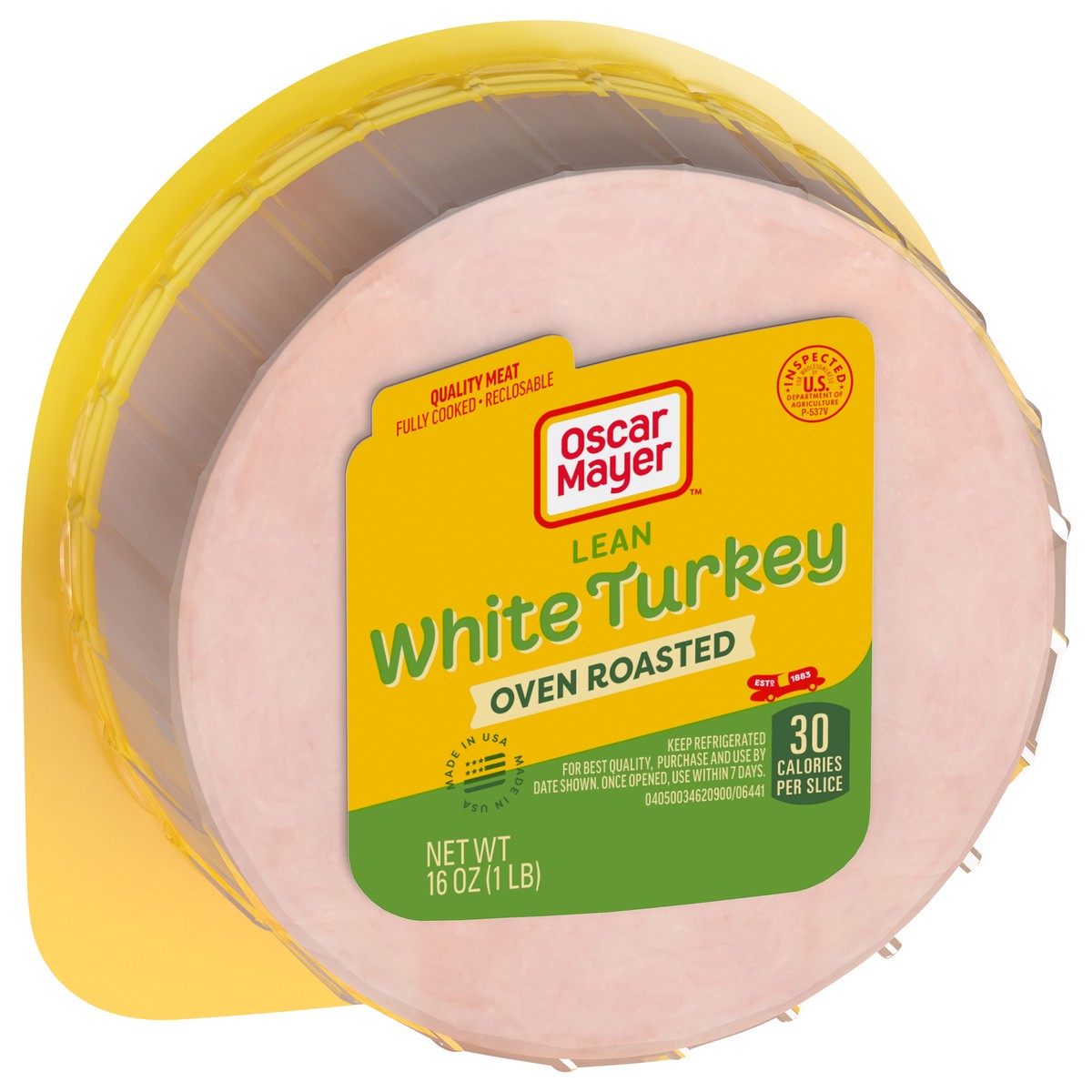 slide 6 of 9, Oscar Mayer Oven Roasted White Sliced Turkey Deli Lunch Meat, 16 oz Package, 16 oz