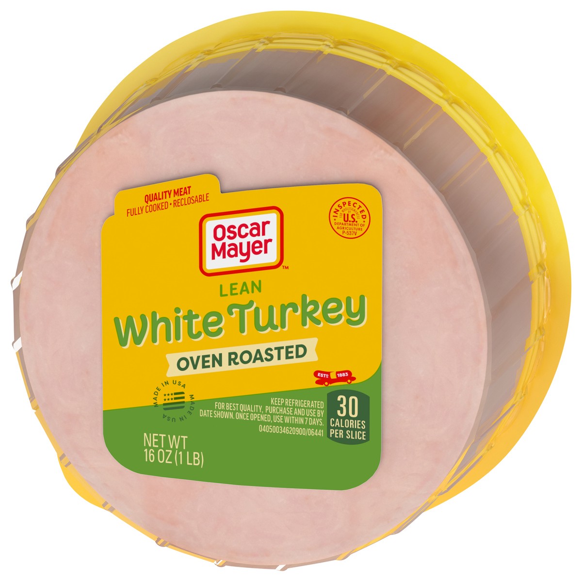slide 4 of 9, Oscar Mayer Oven Roasted White Sliced Turkey Deli Lunch Meat, 16 oz Package, 16 oz