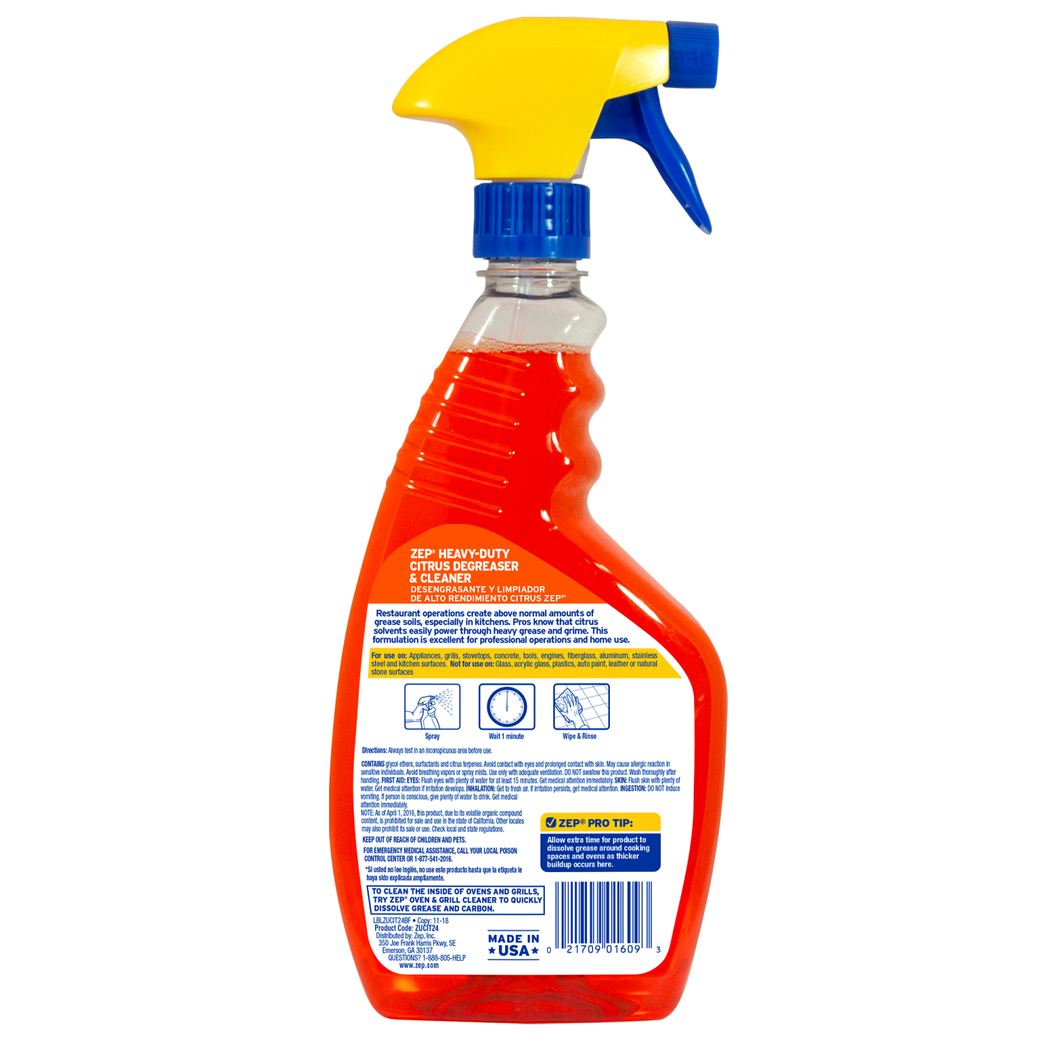 slide 2 of 5, Zep Heavy-Duty 24 Fluid Ounces Degreaser, 1 ct