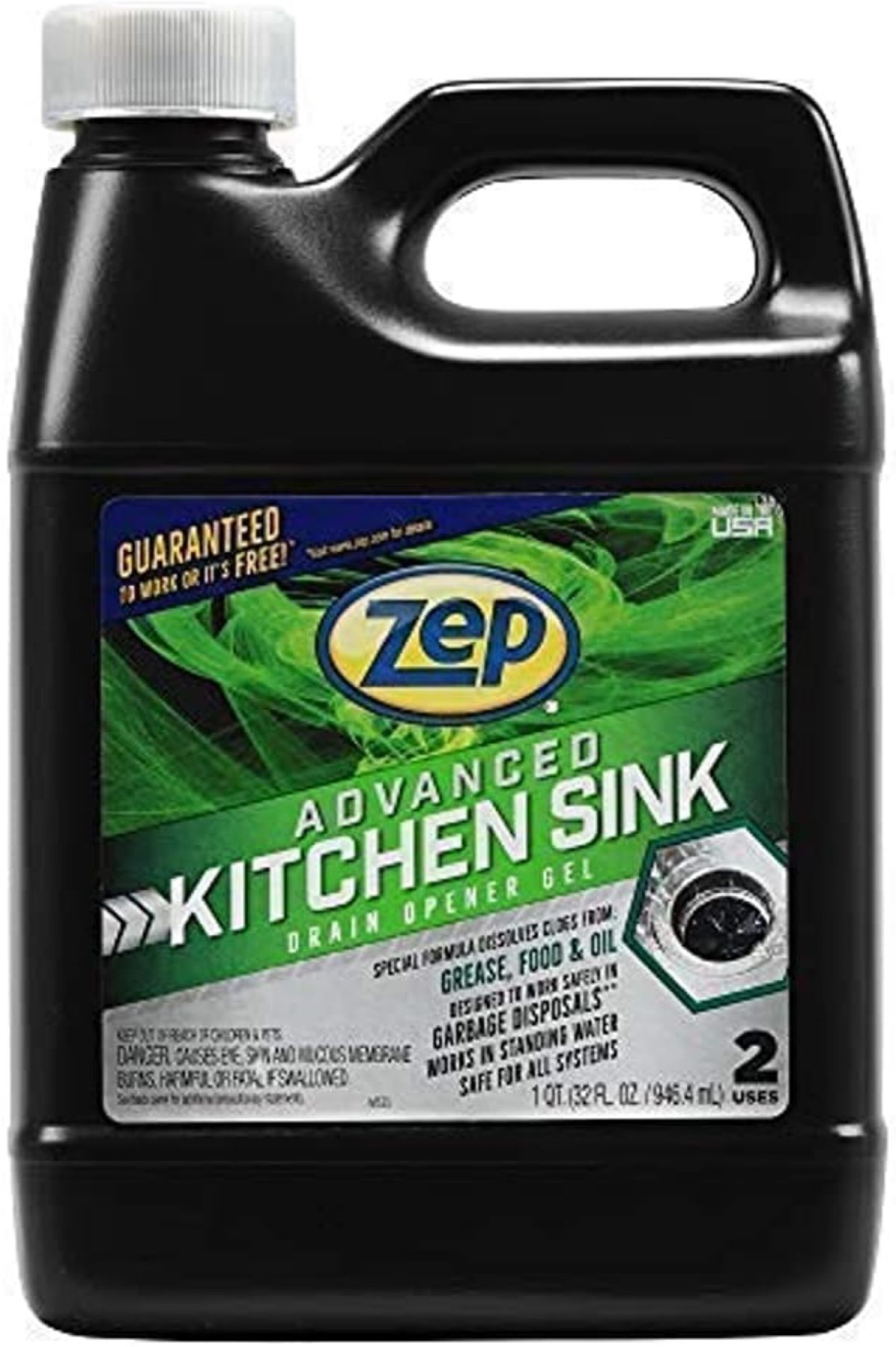 slide 1 of 7, ZEP Advanced Kitchen Sink Drain Opener, 1 ct