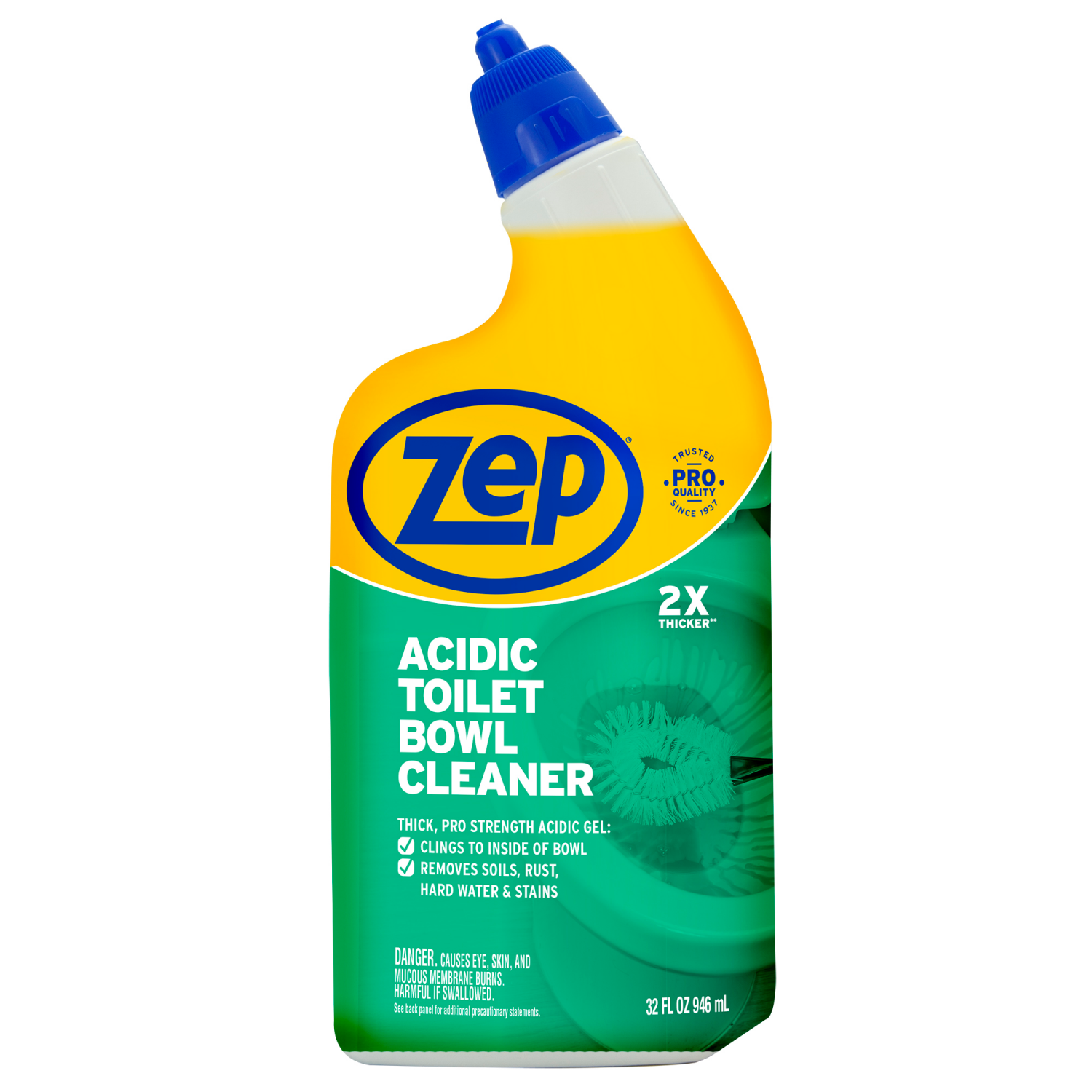 slide 1 of 3, Zep Acidic Toilet Bowl Cleaner, 32 oz