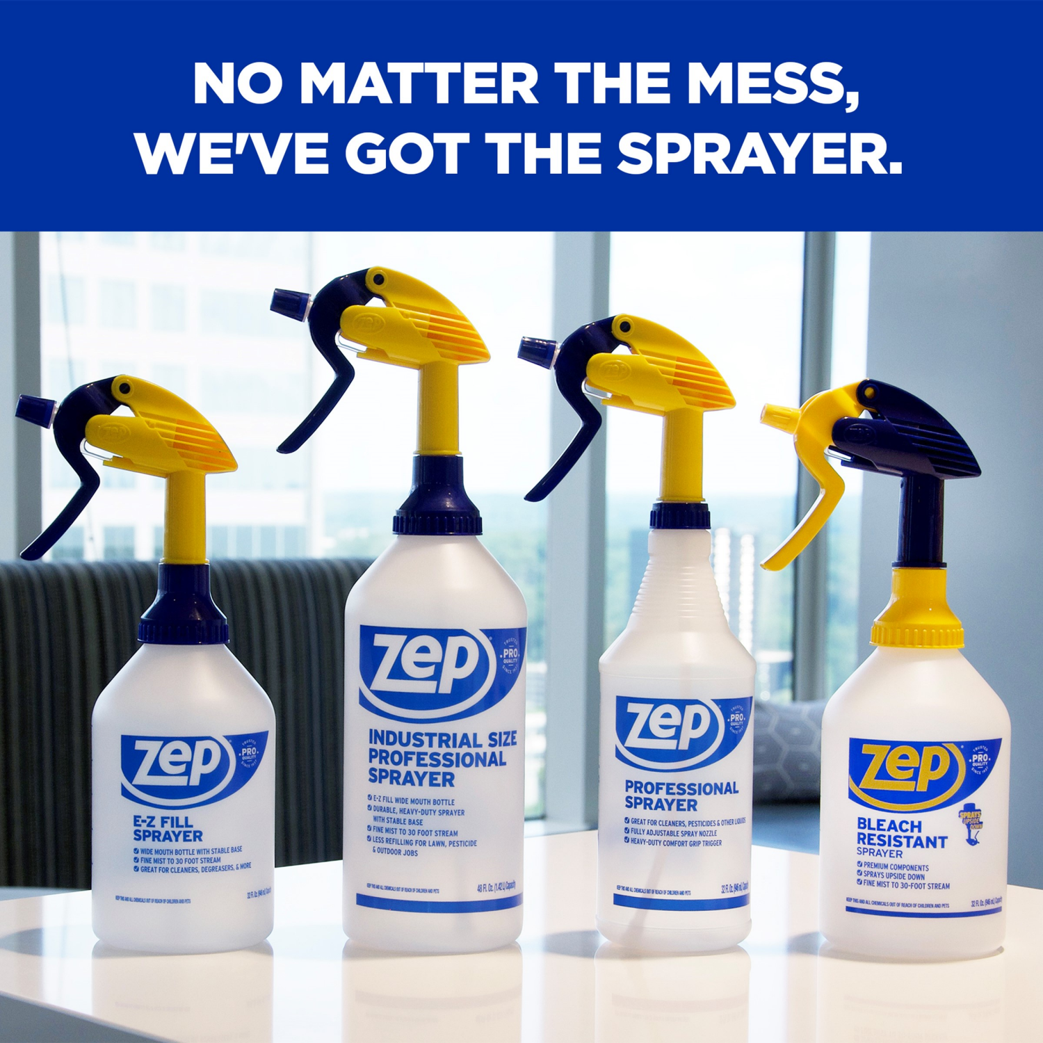 slide 6 of 8, Zep Bleach Resistant Sprayer, 1 ct