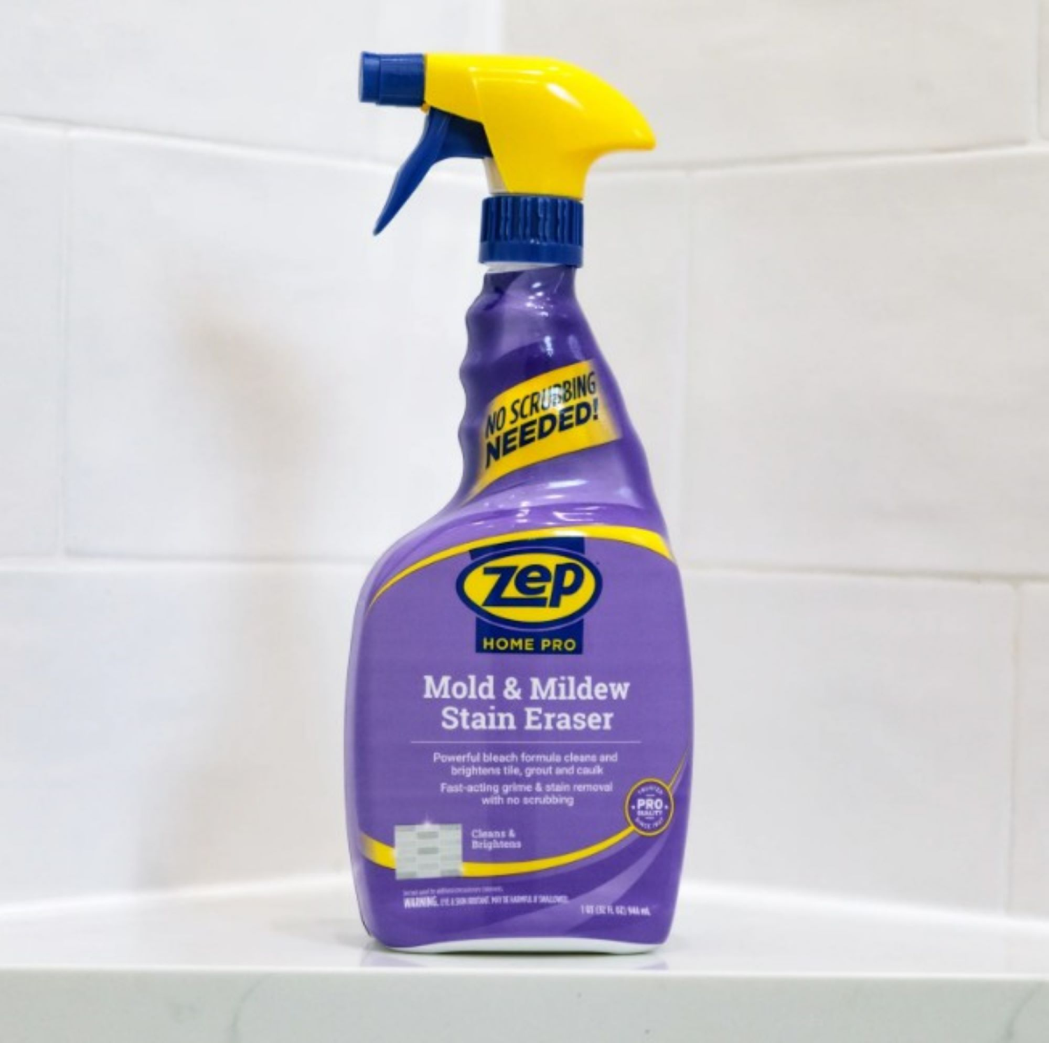 slide 2 of 2, Zep Home Pro Mold and Mildew Stain Eraser Spray, 32 fl oz