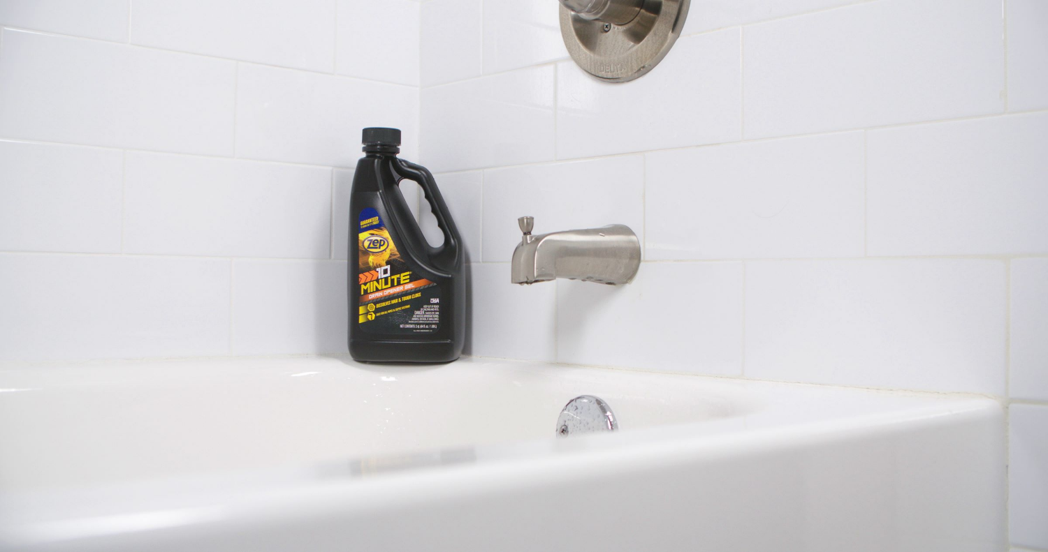 slide 3 of 5, Zep Commercial 10 Minute Hair Clog Remover, 64 oz