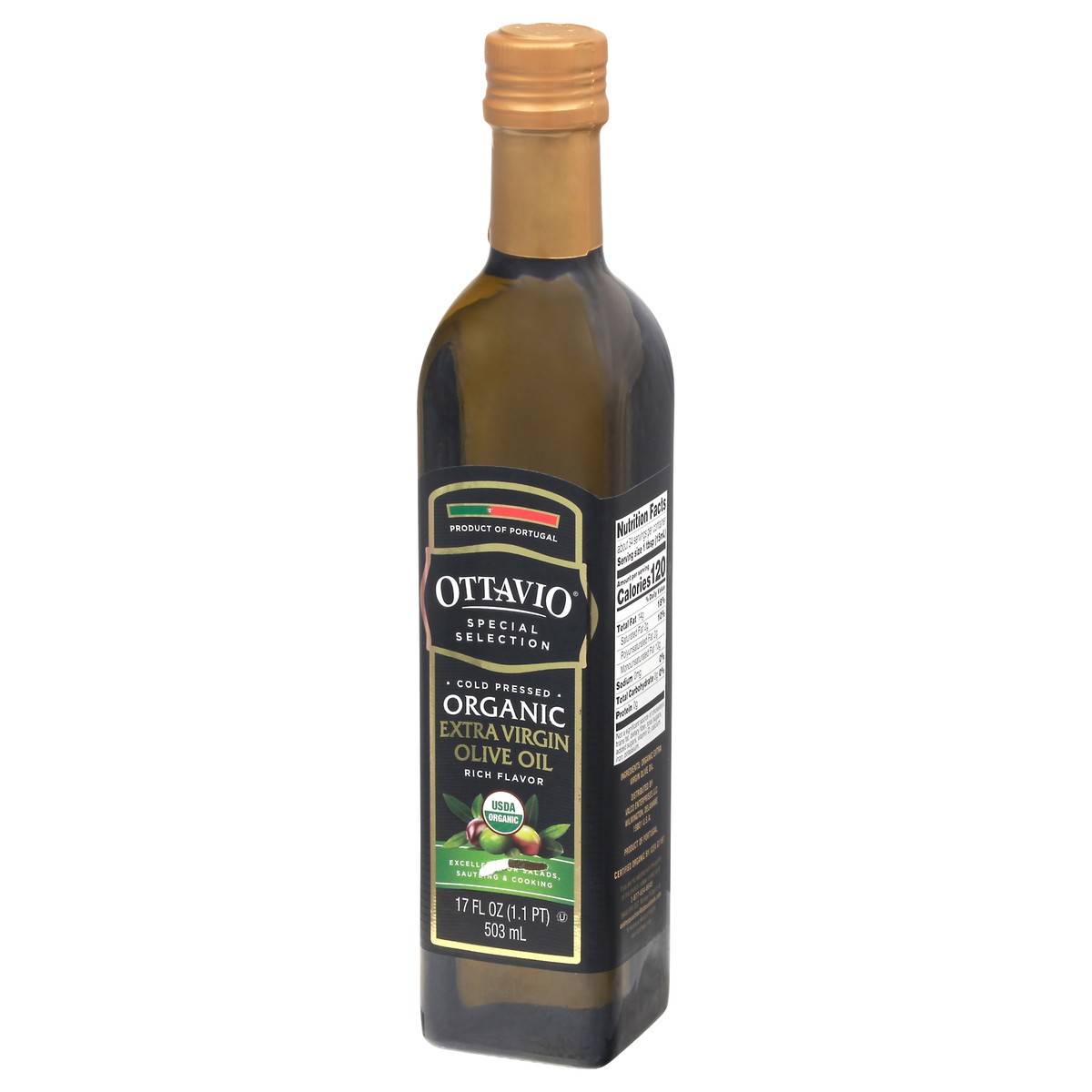 slide 12 of 14, Ottavio Organic Extra Virgin Rich Flavor Olive Oil 17 fl oz, 17 fl oz