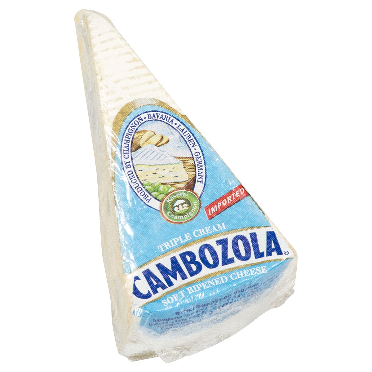 slide 1 of 1, Cambozola Cheese Wedge, per lb