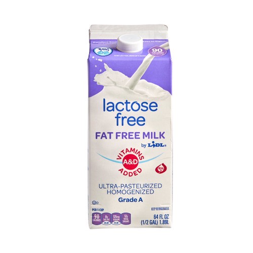 slide 1 of 1, lactose free fat free milk, 64 fl oz