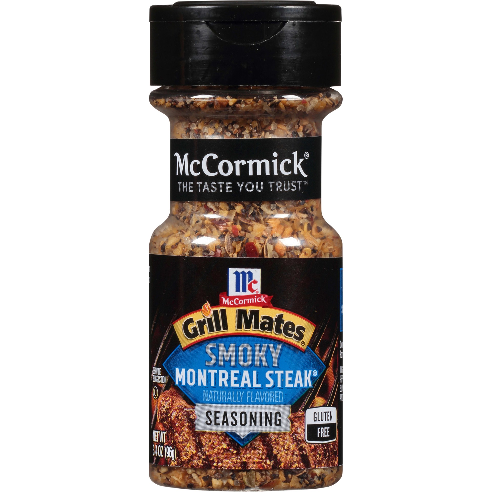 slide 1 of 7, McCormick Grill Mates Smoky Montreal Steak Seasoning, 3.4 oz, 3.4 oz