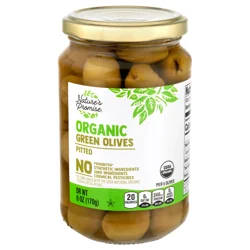 Nature's Promise Organic Pitted Green Olives