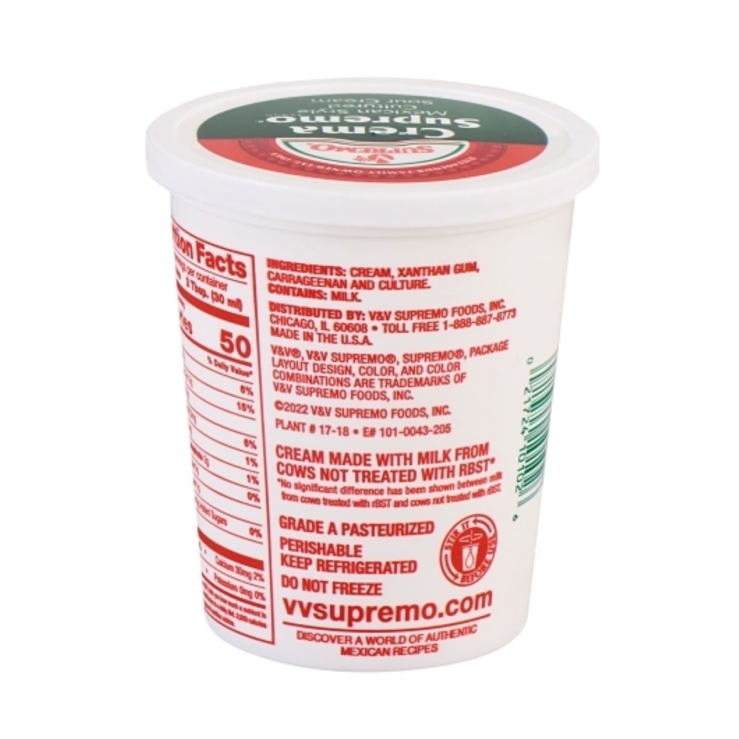 slide 2 of 3, Supremo Sour Cream 15 oz, 15 oz