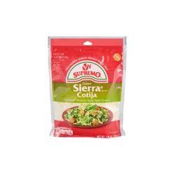 Supremo Natural Sierra Brand Cotija Grated Cheese - 7.06 oz