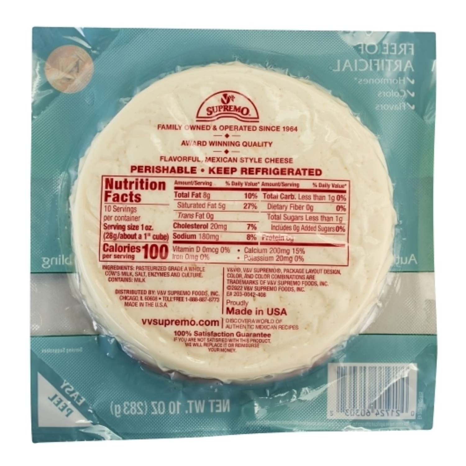 slide 2 of 3, VV Supremo Fresco Queso Cheese 10 oz, 10 oz