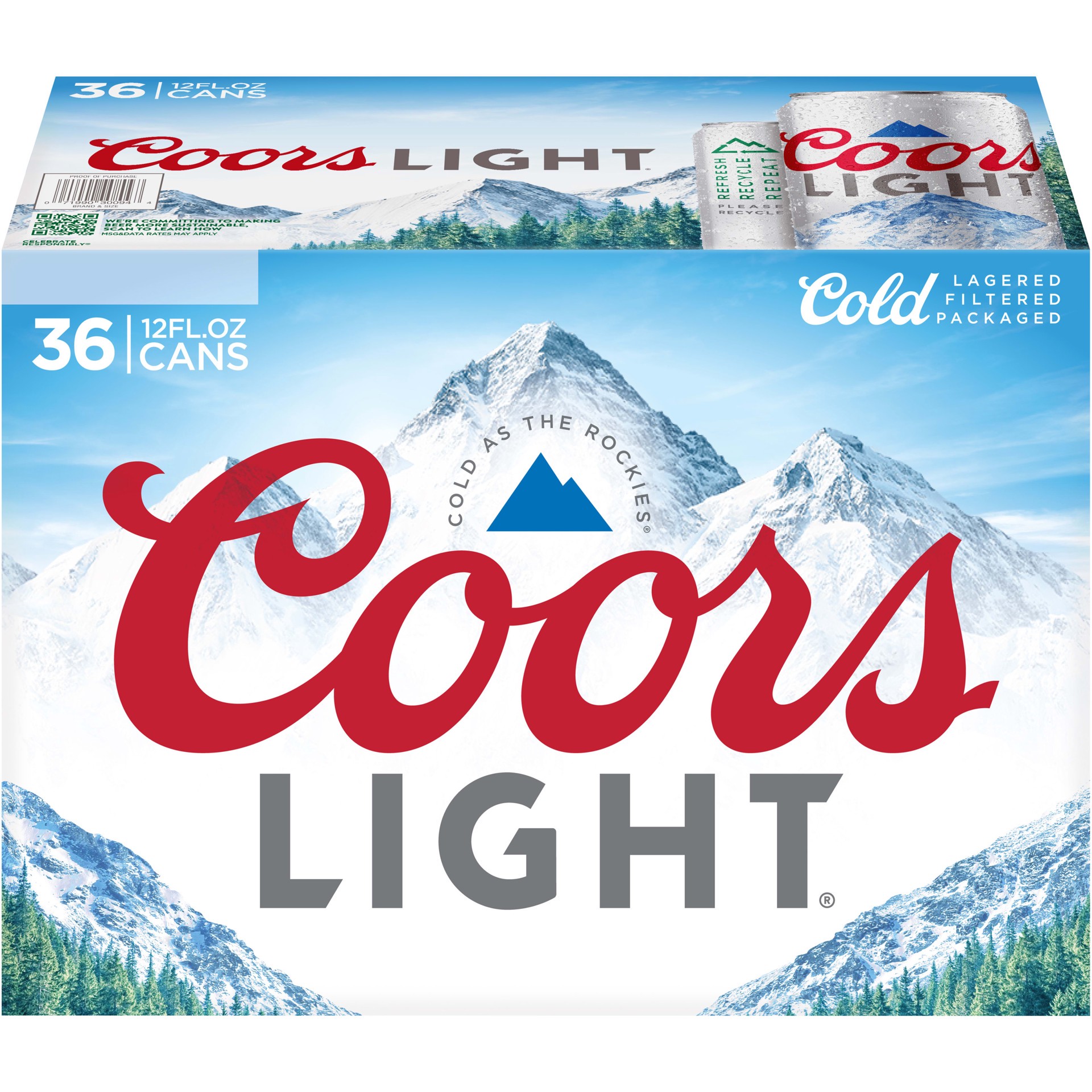 slide 2 of 5, Coors Beer, 432 fl oz