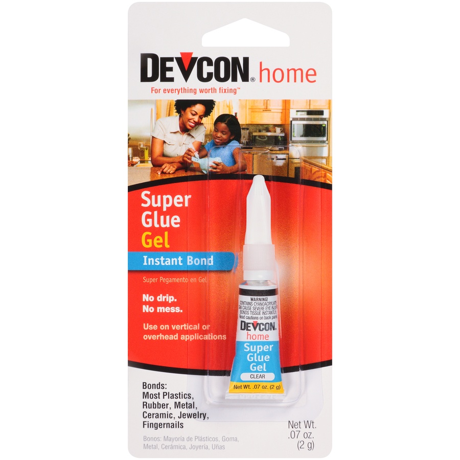 slide 1 of 1, Devcon Super Glue Gel E, 0.07 oz