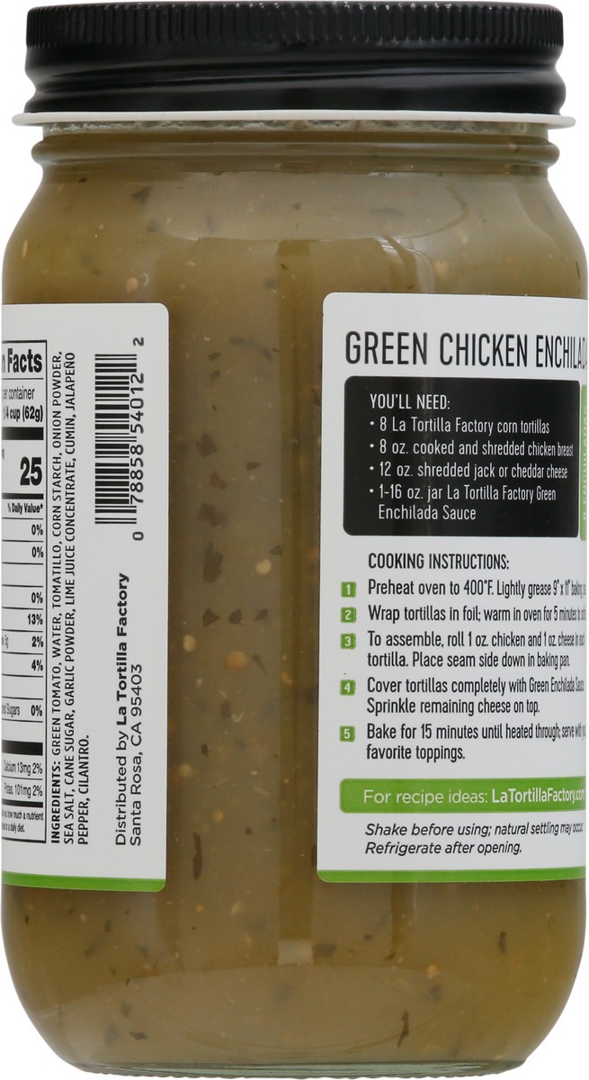 slide 8 of 14, La Tortilla Factory Green Enchilada Sauce 16 oz, 16 oz