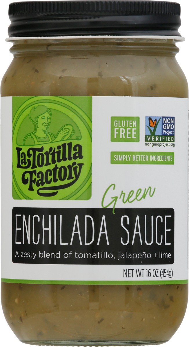 slide 12 of 14, La Tortilla Factory Green Enchilada Sauce 16 oz, 16 oz