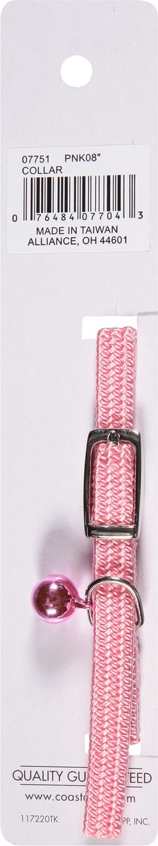 slide 11 of 12, Li'l Pals Elasticized Safety Kitten Collar with Jeweled Bow, Pink, 5/16" x 8", 1 ct