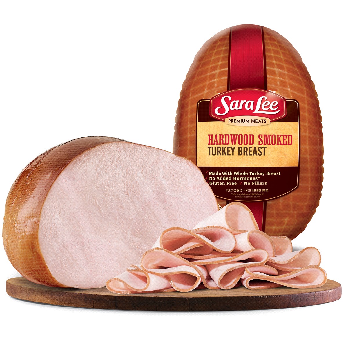 slide 1 of 1, Sara Lee Hardwood Smoked Turkey Breast, per lb