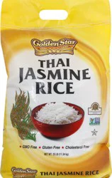 Golden Star Jasmine Rice 25 lb