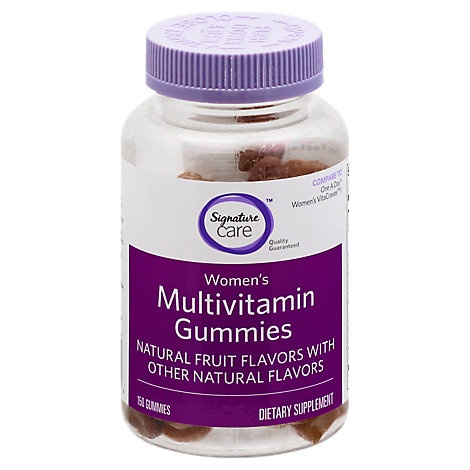 slide 1 of 1, Signature Care Gummy Multivitamin Women Dietary Supplement, 150 ct