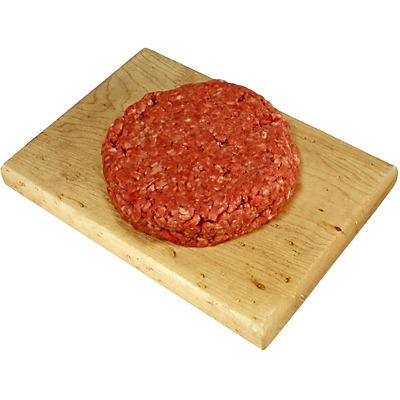 slide 1 of 1, Central Market Natural Angus Beef Ground Sirloin Patty, per lb