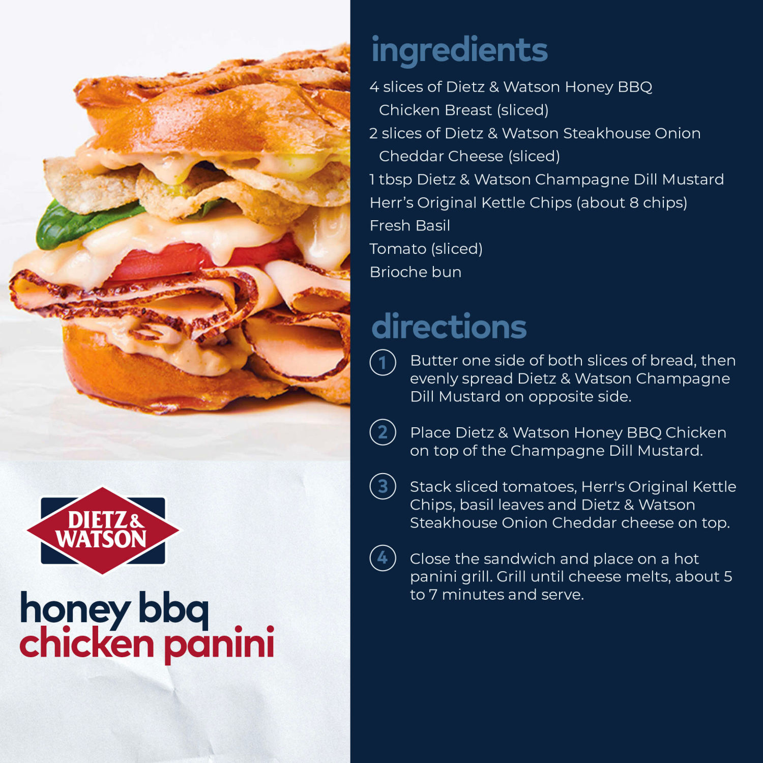 slide 4 of 5, Dietz & Watson Grilled Honey Chicken Breast, per lb